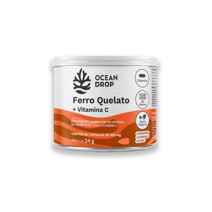 Imagem de Kit 5 Ferro Quelato e Vit. C Ocean Drop 60 Cápsulas