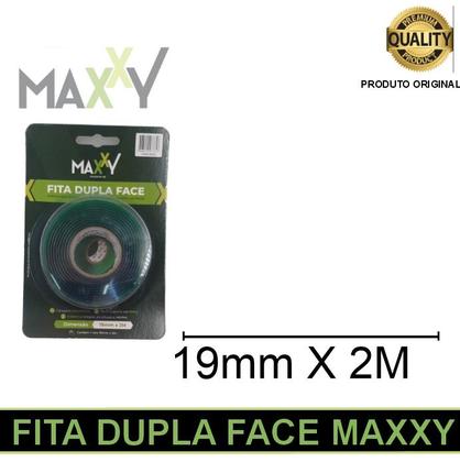 Imagem de kit 5 Fita dupla face acrílica 19mm x 2m Maxxy