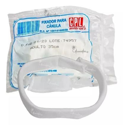 Imagem de Kit 5 Fixadores De Canula Para Traqueostomia Com Fechamento Em tiras autocolantes