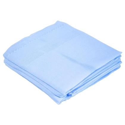 Imagem de Kit 5 Fralda de Pano Pinte E Borde Luxo com Tecido Duplo  com Barra para Pintar 100% Algodão 70x70cm