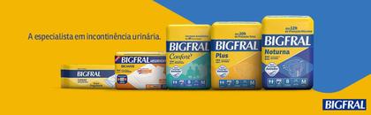 Imagem de Kit 5 - Fralda Geriátrica Bigfral Noturna M - 8 Un Cada