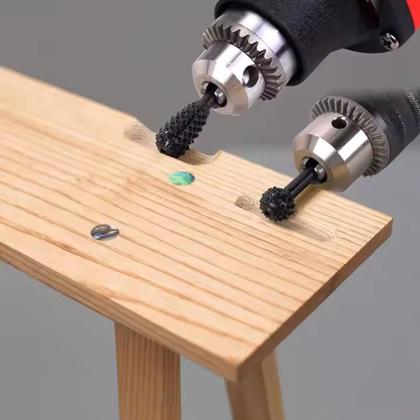 Imagem de Kit 5 Fresa Lima Rotativa P/ Aço Madeira Acabamento Bestfer