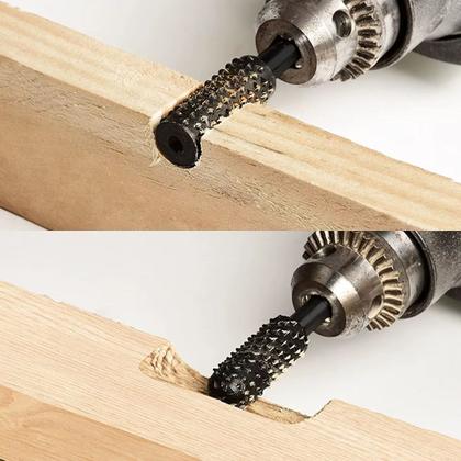 Imagem de Kit 5 Fresa Lima Rotativa P/ Aço Madeira Acabamento Bestfer