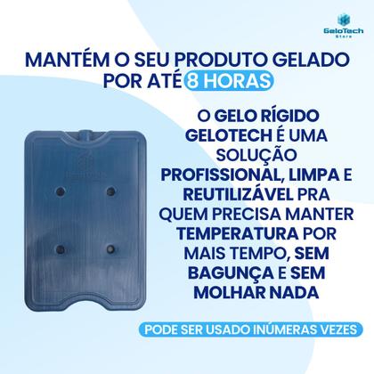 Imagem de Kit 5 Gelo Placa Gel Artificial Reutilizável Rígido 550ml