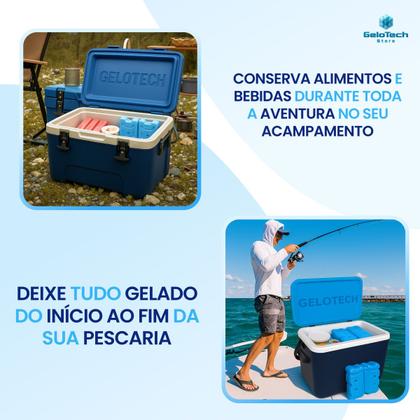 Imagem de Kit 5 Gelo Placa Gel Artificial Reutilizável Rígido 550ml