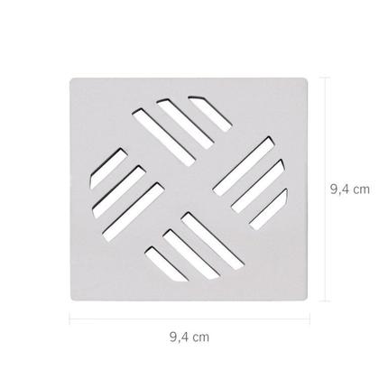Imagem de Kit 5 Grelha Quadrada 9,4 X 9,4 Cm em Alumínio Astra