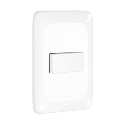 Imagem de Kit 5 Interruptor Simples PIAL PoP 1 Tecla Com Suporte e Placa 4x2 LGX010