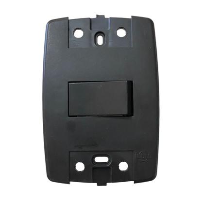 Imagem de Kit 5 Interruptor Simples Preto 10A 250V Placa 4x2 Ilumi