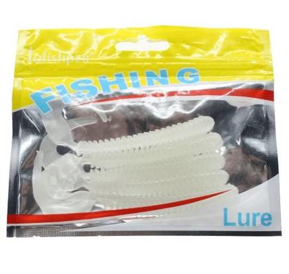 Imagem de Kit 5 Iscas Artificiais Jig Shad Soft 9,5cm 3gr Tucunare