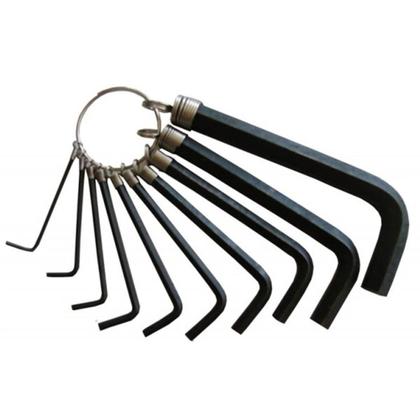 Imagem de Kit 5 Jogos De Chave Allen De 1,5Mm A 10Mm Com 10 Peças Cada