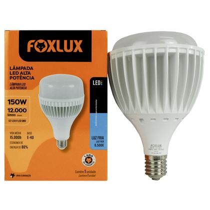 Imagem de Kit 5 Lampada LED Alta Potência 150W 6500K E40 Bivolt Foxlux