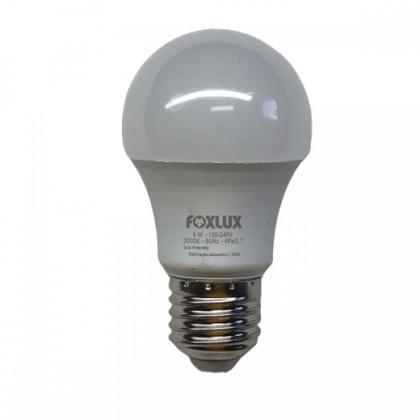 Imagem de Kit 5 lampada led bulbo a60 6w e27 3000k amarela bivolt foxlux