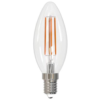 Imagem de Kit 5 Lampada Led Vela Filamento Clear 4w Branco Neutro 4000k E14