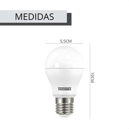 Imagem de Kit 5 Lâmpadas Led Bulbo TKL 4,9W Taschibra E27 Bivolt 3000K ou 4000K ou 6500K