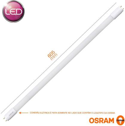 Imagem de Kit 5 Lâmpadas Led Tubular Osram 9w(Eq18)950L 5000k Luz Fria