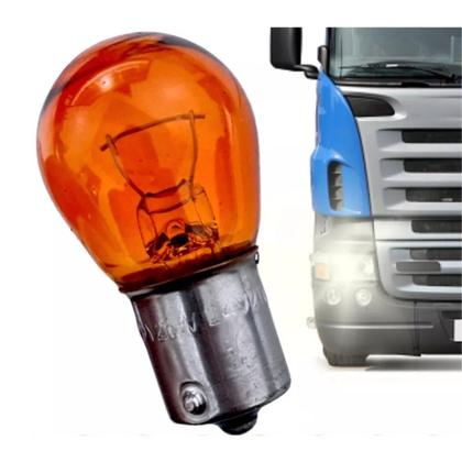 Imagem de Kit 5 Lâmpadas Miniatura Py21w 12v 21w Bau15s Ambar 1 Polo