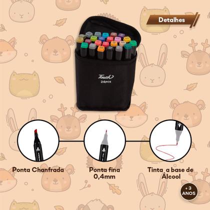 Imagem de Kit 5 Livros Para Colorir Infantil + Canetinhas Boobie Goods