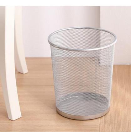 Imagem de KIT 5 - Lixeira Aramada de Escritório Quarto Em Aço Telado 10 Litros