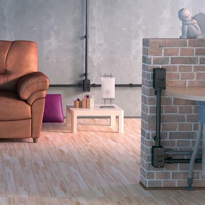 Imagem de KIT 5 Luva Para Eletroduto Pvc Branco Condulete 1" Masster