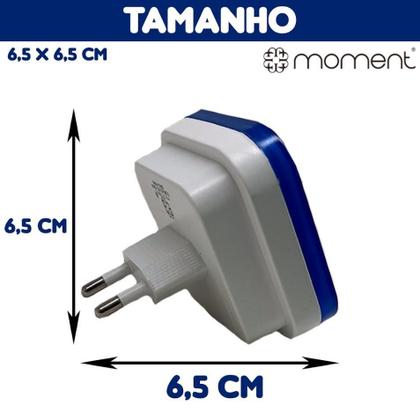 Imagem de Kit 5 Luz Noturna Abajour Led ul Sensor Acende Automático
