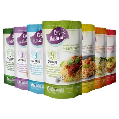 Imagem de Kit 5 Macarrão Noodle Zero Carboidrato Massa 270g  Konjac