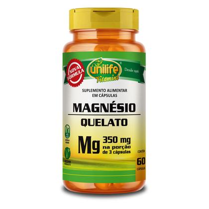 Imagem de Kit 5 Magnésio quelato Unilife 60 cápsulas