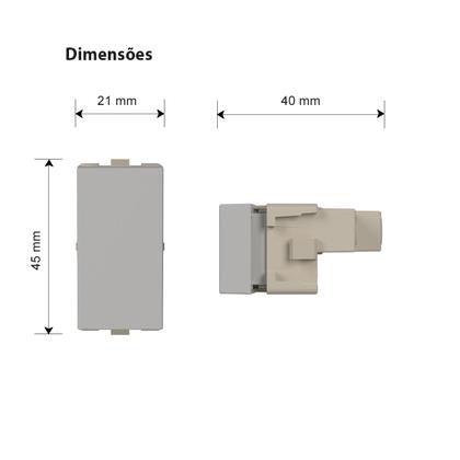 Imagem de Kit 5 Módulo Interruptor Paralelo Gris Infiniti MarGirius