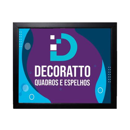 Imagem de Kit 5 Molduras Pretas 20x25 Com Fundo Em Eucatex Para Decoração e Arte Artesanal