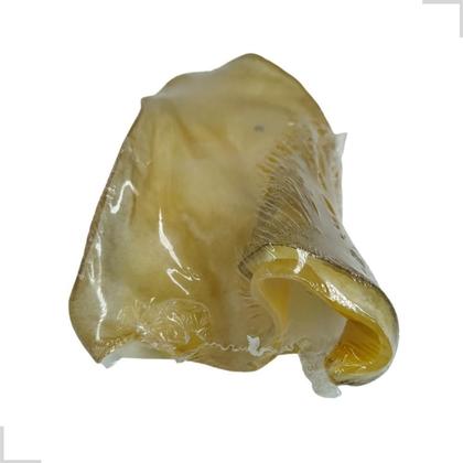 Imagem de Kit 5 Mordedor Pet Para Cães Orelha Bovina Natural Boi Brinquedo  Cachorro  Desidratada Osso  Roer Petisco Higiene bucal Antistress Adestramentos Agr