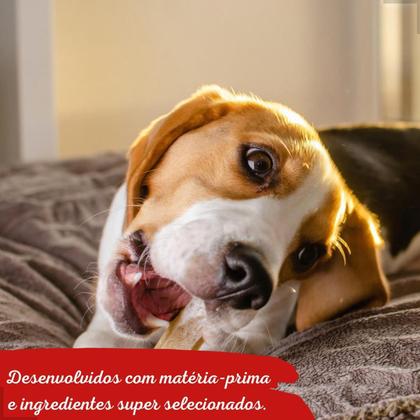 Imagem de Kit 5 Mordedor Pet Para Cães Orelha Bovina Natural Boi Brinquedo  Cachorro  Desidratada Osso  Roer Petisco Higiene bucal Antistress Adestramentos Agr