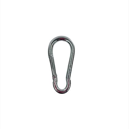 Imagem de Kit 5 mosquetao trava simples 10x100mm 350kg esporte