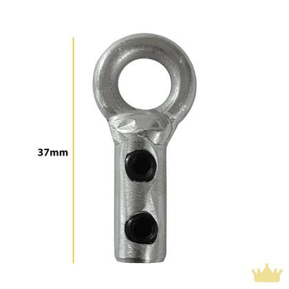 Imagem de Kit 5 mts Cabo Aço+ Mosquetões+ Bolinha+ Terminais Academia