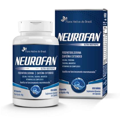 Imagem de Kit 5 Neurofan Ultra Nootropic Fosfatidilserina + Vitaminas 5x60 cps Flora Nativa
