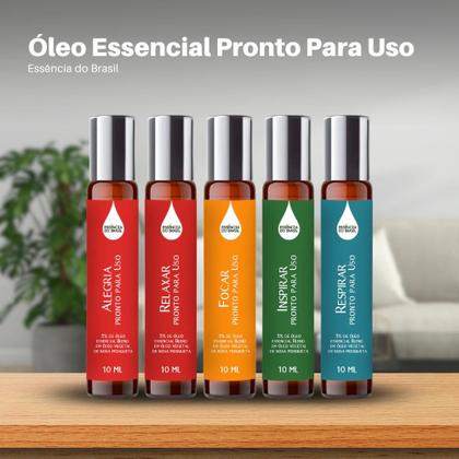 Imagem de Kit 5 Óleos Essenciais Prontos para Pele Roll On 10ml - Dia