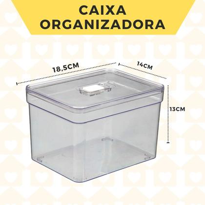 Imagem de Kit 5 Organizadores De Aliemntos Multiuso Armario Geladeira