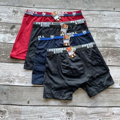 Imagem de Kit 5 Ou 7 Cueca Box Boxer Infantil Juvenil Menino Dia A Dia Confortável 02 A 12 Anos Com Elástico