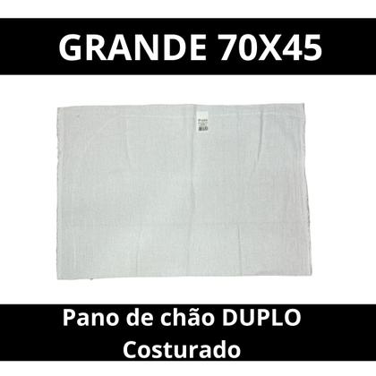 Imagem de kit 5 Pano De Chão Premium Saco Costurado 100% Algodão 