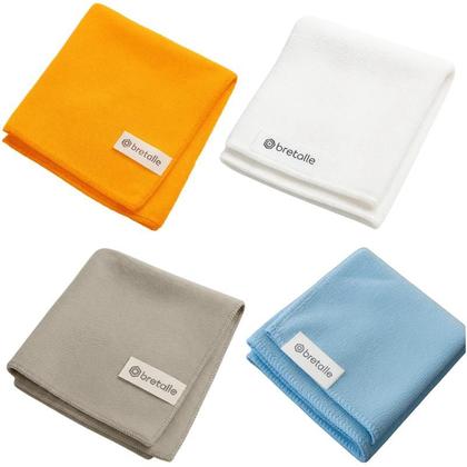 Imagem de Kit 5 Pano Toalha Microfibra Limpeza Casa Automotivo 40x40cm Colorido Cor:Azul Claro