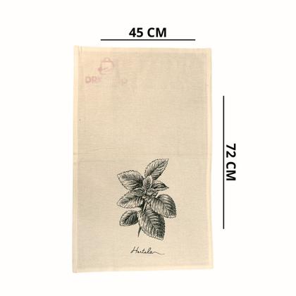 Imagem de Kit 5 Panos De Prato Crú Extra Rústico Coleção Temperos