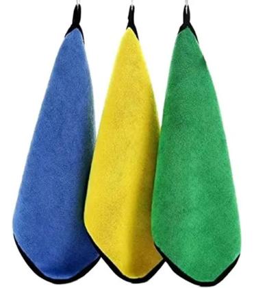 Imagem de Kit 5 Panos Microfibra Automotivo 40x30cm Polimento Flanela