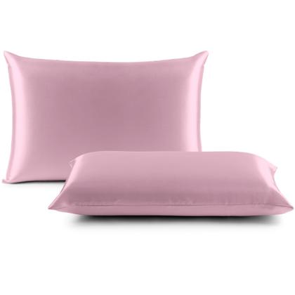 Imagem de Kit 5 Pares De Fronhas (10 Fronhas) Cetim Seda Charmousse Alto Brilho Anti Frizz