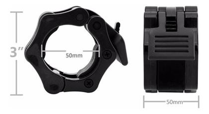 Imagem de KIT 5 Pares Presilha Barra Olímpica Lock Jaw - LPO