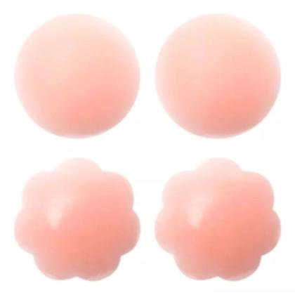 Imagem de Kit 5 Pares Protetor De Mamilo Silicone Adesivo Reutilizável
