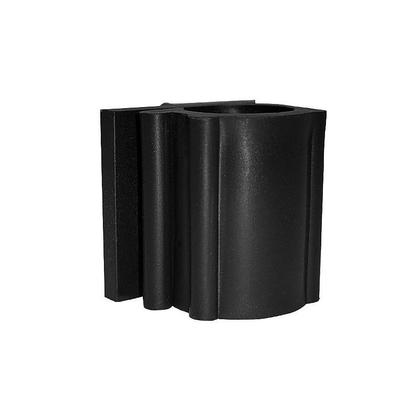 Imagem de Kit 5 Passa Fio Organizador de cabos 11mm Preto