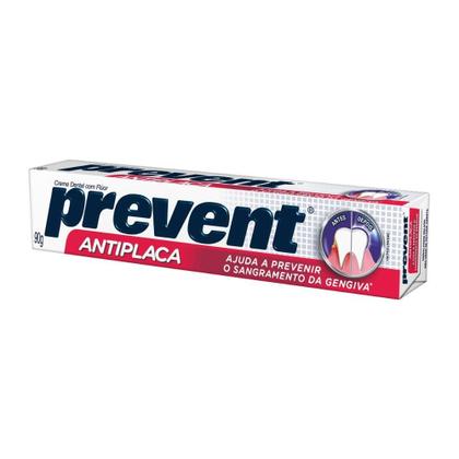 Imagem de Kit 5 Pasta De Dentes Prevent Antiplaca Em Creme 90 G