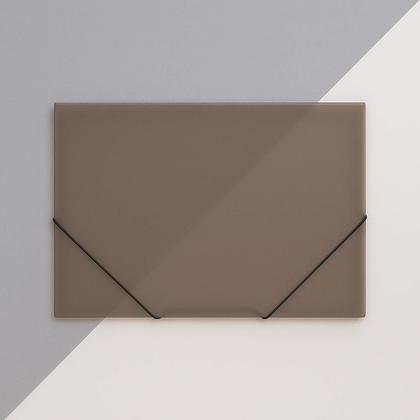 Imagem de Kit 5 pastas aba oficio com elastico dac fume