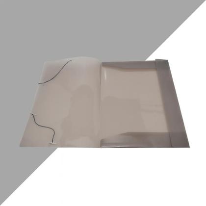 Imagem de Kit 5 pastas aba oficio com elastico dac fume