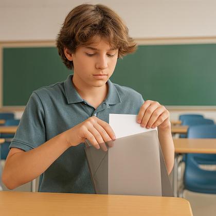 Imagem de Kit 5 pastas aba oficio com elastico dac fume