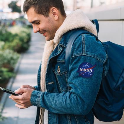 Imagem de Kit 5 Patch Bordado Nasa Termocolante Aplique 6x5cm