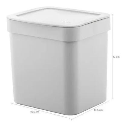 Imagem de Kit 5 Pc Dispenser Escorredor Louça Talher Rodinho Lixeira